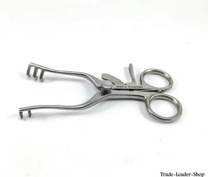 Weitlaner retractor BLUNT Prongs 11 cm 2x3 wound hook retractors surgical spread - Picture 1 of 4