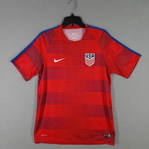 Maglia calcio Nike USA uomo grande (si adatta a media) rossa squadra nazionale USMNT Dri-Fit - Foto 1 di 16