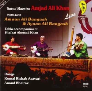 Sarod Maestro Amjad Ali Khan With Sons Anand Bhairav Asawari Chhanda Dhara NEWCD - Picture 1 of 2
