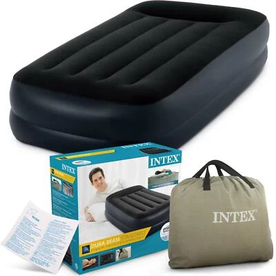 Intex 64122 Materasso Singolo Dura-Beam Gonfiabile Pompa Elettrica 99x191x42 cm - Immagine 1 di 4