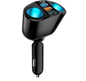 USB Car Charger Cigarette Lighter Adapter - Zdjęcie 1 z 7