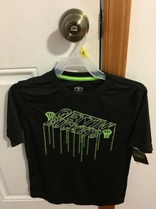 BRAND NEW BOYS SIZE MEDIUM (8) ATHLETIC WORKS DRI WORKS GETTIN BUCKETS TEE - Picture 1 of 3