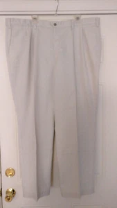 VTG PLEATED FRONT NO WRINKLE COTTON TWILL CLASSIC FIT DOCKERS 46 X 30 NWT - Picture 1 of 5
