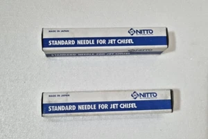 LOT OF 2 BOX, NITTO KOHKI REPLACEMENT NEEDLE FOR NEEDLE SCALER, 2 MM x 180 MM - Picture 1 of 8