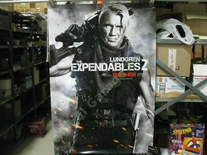 Expendables 2 Dolph Lundgren Gunner Original Movie Theater Lobby Display Poster - Bild 1 von 5