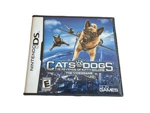 Game Nintendo DS Cats Dogs The Revenge of Kitty Galore + Book+ Case - Picture 1 of 3