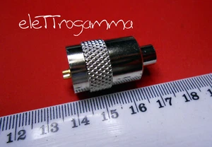 spina plug volante UHF PL259 x RG58 klamp - Picture 1 of 1