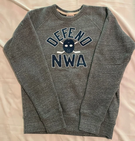 Homage Unisex Defend NWA Columbus Blue Jackets Ohio Sweatshirt Medium Cover
