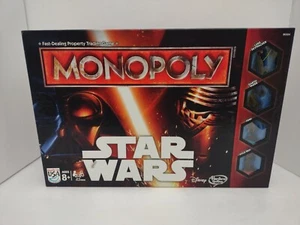 DISNEY Star Wars MONOPOLY Board Game 2015 by Hasbro Factory Sealed Cards/Money - Picture 1 of 9