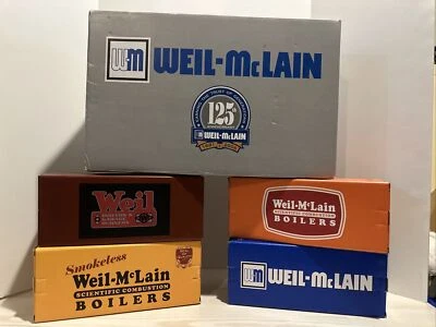 (SET-4) Weil-McLAIN 125 ANIVERSARIO FUNDIDO A PRESIÓN 1918 FORD, 1951,GMC CABALLO Y VAGÓN  Foto 1 de 4