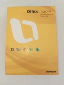 Coffret logiciel Microsoft Office mac 2008 édition famille et étudiants - Photo 1/4