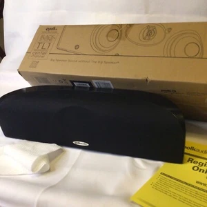 Polk Audio TL1 Center Channel Speaker - Black, NEW - Picture 1 of 16