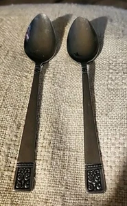 Custom Design Vintage Stainless Flatware Japan Iced Tea Spoons - 2 Spoons - Picture 1 of 3