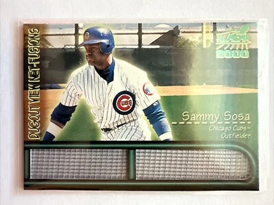 2000 Pacific Aurora Sammy Sosa #5 Dugout View Net-Fusions - Image 1 of 2