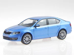 Skoda Octavia 3 2013 jeans azul coche en miniatura 143AB-026KM Abrex 1/43 - Imagen 1 de 4