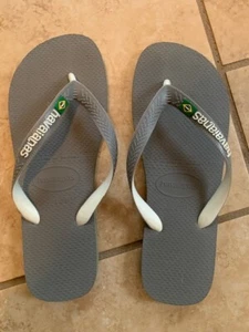 Havaianas Erwachsene Flip Flops grau. Größe US:9-10Damen. US8Herren. - Bild 1 von 6