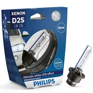 PHILIPS WhiteVision Gen2 D2S HID Car Headlight Bulb 85122WHV2S1 Xenon Single - Picture 1 of 1