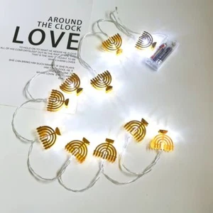 LED Candle Light Chanukah Lamp Hanukkah Night Light for Party Decoration - Picture 1 of 5