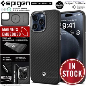 For iPhone 15 Pro/ Max Case SPIGEN Enzo Aramid MagFit MagSafe Compatible Cover - Picture 1 of 25