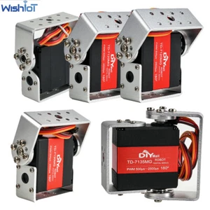 20/30/35KG RC Digital Robot Servo 180° Steering Carbon Brush Motor Dual Brackets - Picture 1 of 12