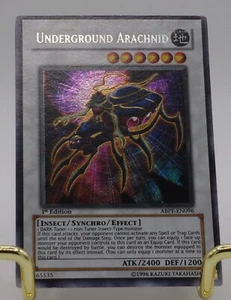 Yugioh Underground Arachnid ABPF-EN096 Secret Rare 1st Ed Very LP - Picture 1 of 6
