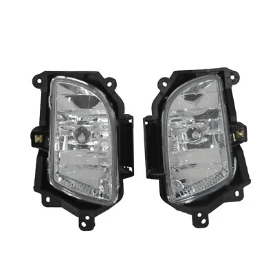 1 par de luces antiniebla de lente transparente luces de conducción con bombilla para Hyundai Sonata EE. UU. 2009-2010 Foto 1 de 4