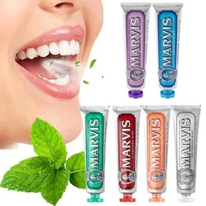 Marvis Whitening Toothpaste Mint Toothpaste Fresh Breath 6 Colours 85ml - Picture 1 of 20