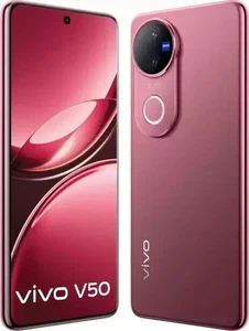 vivo V50 5G - Global Version - 128GB Storage 8GB RAM - Red “NO TARIFFS IN USA" - Picture 1 of 8