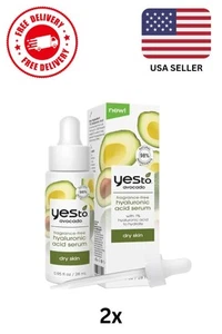 (2x) Yes To Avocado Fragrance Free, Hyaluronic Acid Serum, 0.95fl Oz, BNIB, FS - Picture 1 of 1
