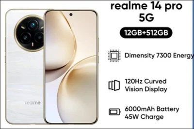 Realme 14 Pro 5G, 12GB+512GB perlweiss - Bild 1 von 4