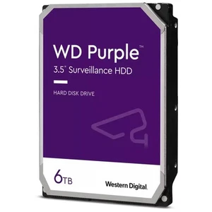 Western Digital Purple 6TB Internal Surveillance Hard Drive 3.5" SATA3 (WD64PURZ - Afbeelding 1 van 3