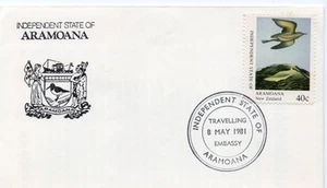 FDC Estado Independiente de Aramoana 1981 - Imagen 1 de 2