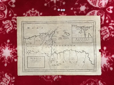 Mapa Herman Moll 1728 MUY RARO, genuino, cartografía, EGIPTO ÁFRICA Foto 1 de 4