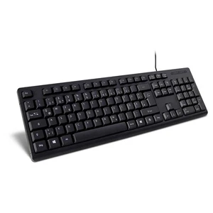 Keyboard USB K118 Black Ergonomic 104 Keys - Picture 1 of 2