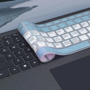 Premium Tastenkombinationen Tastatur Abdeckung kompatibel mit Microsoft Surface Laptop 4/3/2/ - Bild 1 von 5