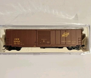 ATLAS N SCALE CHICAGO & NORTH WESTERN 50' BOX CAR PRECISION DESIGN 45002 - Picture 1 of 11