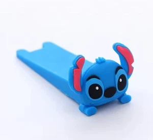 Stitch Door Stopper Blue Rubber - Picture 1 of 4