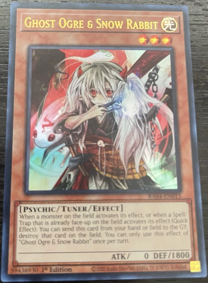 Ghost Ogre & Snow Rabbit (UR) RA04-EN015 Quarter Century Stampede 1st Edition - Image 1 of 1