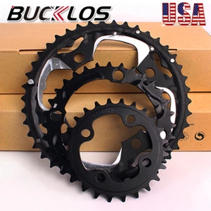 Piñones de ciclismo 104 BCD MTB doble/triple velocidad 24/26/32/38/42T - Imagen 1 de 21