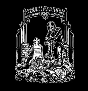 Camiseta Harley DeadPartsMC Dead Parts MC Partsyard cementerio motociclista motocicleta - Imagen 1 de 2