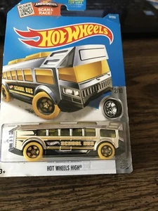 Hot Wheels High 2/10, Super Chromes School Bus, Unopened - Picture 1 of 7