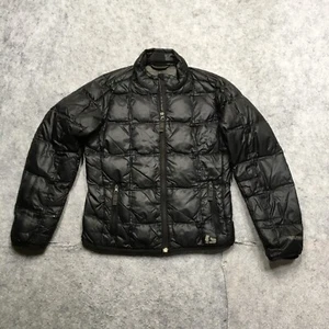 Eddie Bauer First Ascent Down Jacket Kids Unisex Medium 10/12 Black Puffer EB600 - Picture 1 of 13