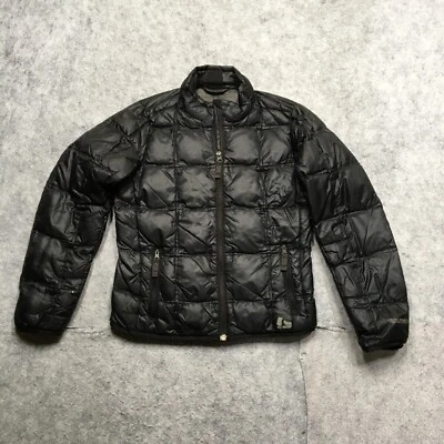 Eddie Bauer First Ascent Down Jacket Kids Unisex Medium 10/12 Black Puffer EB600 - Image 1 of 4