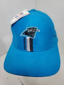Cappello Snapback Carolina Panthers blu cotone NFL ANNI '90 nuovo con etichette - Foto 1 di 9