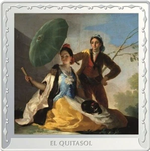 Spain 2021 THE PARASOL - 1 OZ FRANCISCO DE GOYA 10 Euro | 1 Oz Silver | Proof - Picture 1 of 3