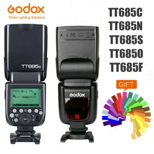 Godox TT685II TT685C/N/S/O/F TTL HSS Camera Flash Speedlite for Canon Nikon Sony - Picture 1 of 6