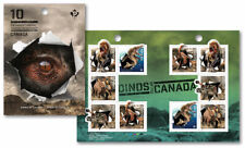 DINOSAURS = DINOS = One BK of 10 = 3D Holographic Foil EFFECT Canada 2015 #2828a