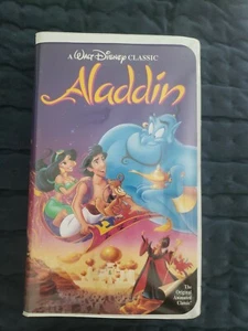 Walt Disney's Black Diamond classic Aladdin VHS RARE in like new condition - Picture 1 of 6