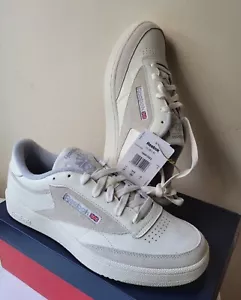 Men's Reebok Classic Club C 85 Trainers Sneaker Leather Shoe New RRP £90 - Picture 1 of 9