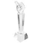  Fingergesten-Statue Daumen Hoch Trophe Wettbewerb Kristallglas-Trophe Metall